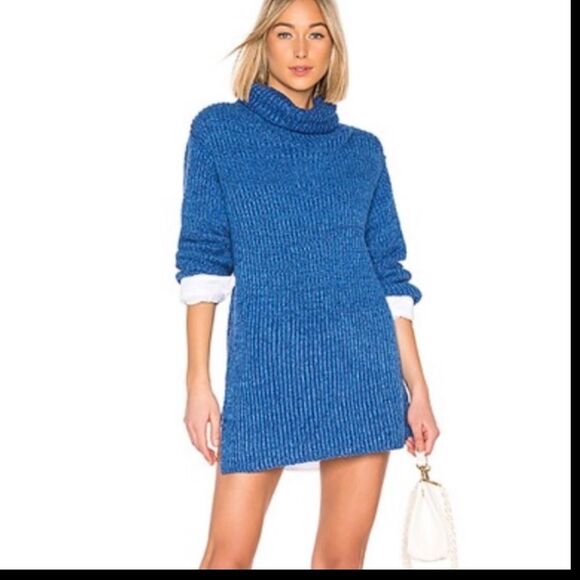 NWT MSRP $128 Free People Eleven Sweater in Blue Women's Size XS - Picture 4 of 9
